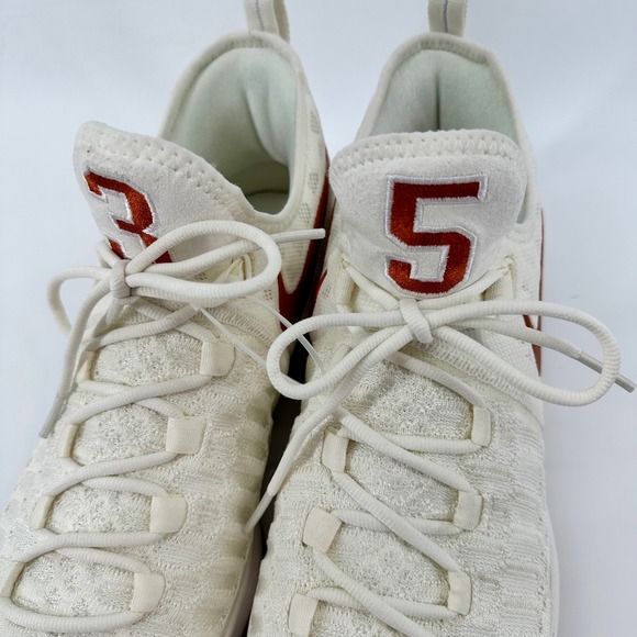Nike KD 9 Texas Longhorns Sail Burnt Orange Basketball Shoes 899640-110 Mens 13 main image 16